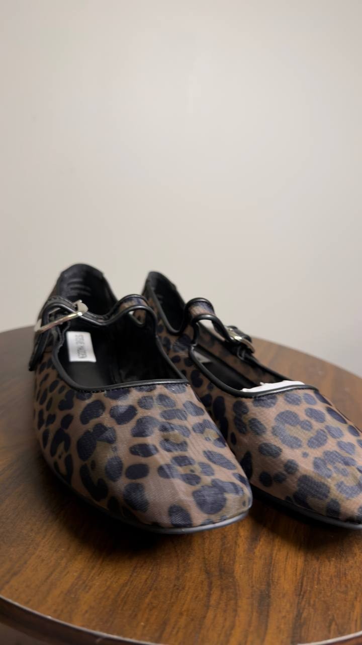 Steve Madden  Ballet Flats  Leopard  8  New  $60