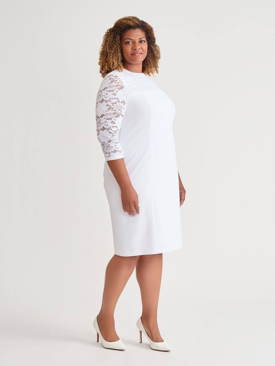 Kasper Yoke Sheath Dress – Size L – NWT – $99