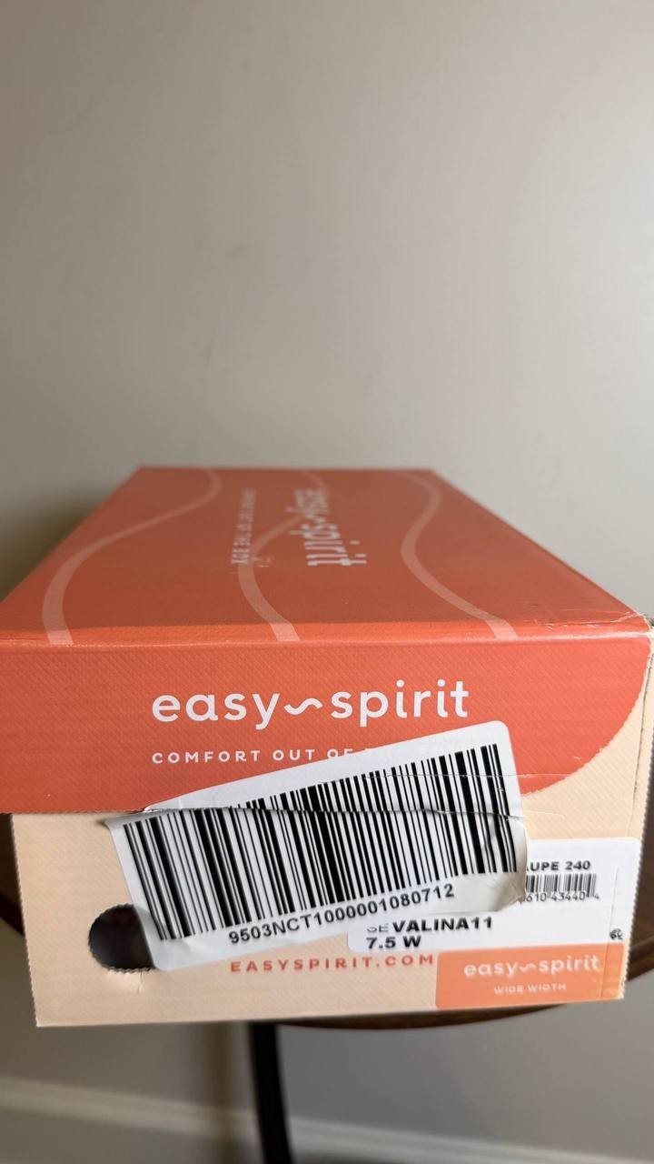 Easy Spirit Valina eFlex Knit Slip‑On Loafers Black Leopard 7.5W Comfort NWB $89