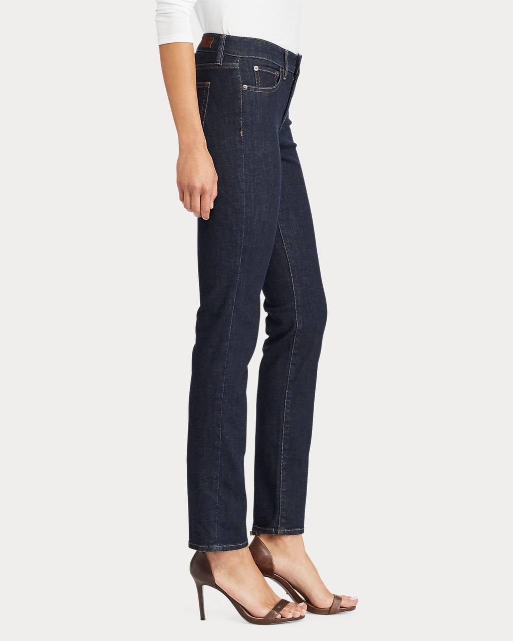 Lauren Ralph Lauren Premier Straight Jeans Cotton Khaki 14P NWT MSRP $125
