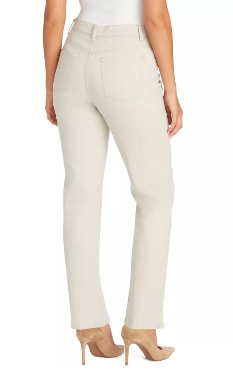 Gloria Vanderbilt Amanda Straight Jeans Stonewood 12 NWT $52