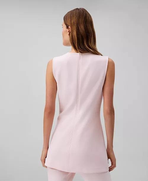 Calvin Klein Sleeveless Tailored Knit Tunic Pearl XL NWT $99