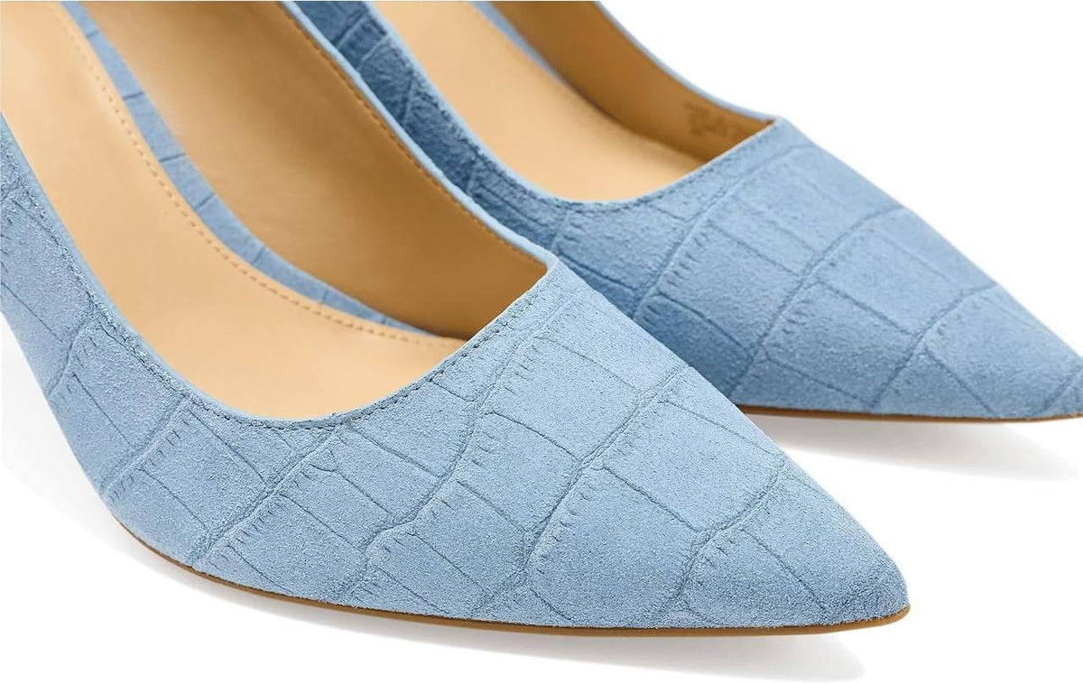 Michael  Michael  Kors  Flex  Pumps  Chambray  Suede  7M  New  $129.50