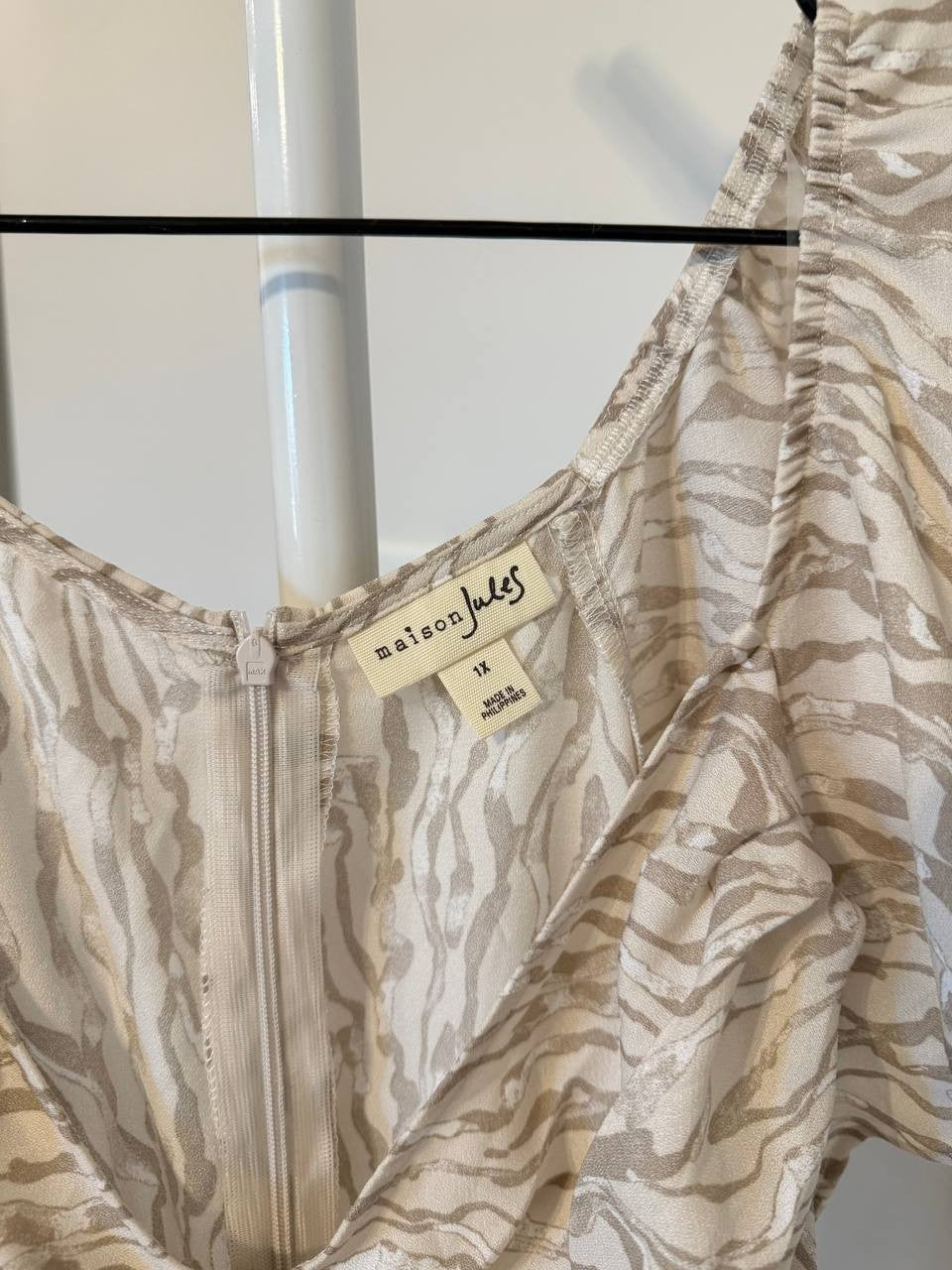 Maison Jules Off‑the‑Shoulder Maxi Dress – Size 1X – NWT – $43$