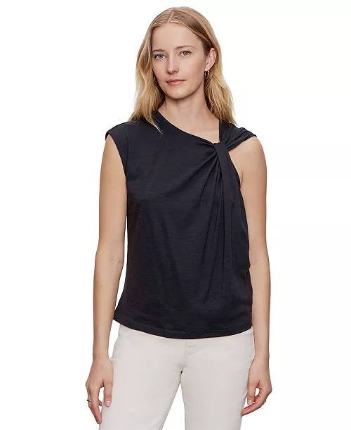 Sanctuary “So Twisted” Asymmetric Muscle T‑Shirt – Size S – NWT – $39