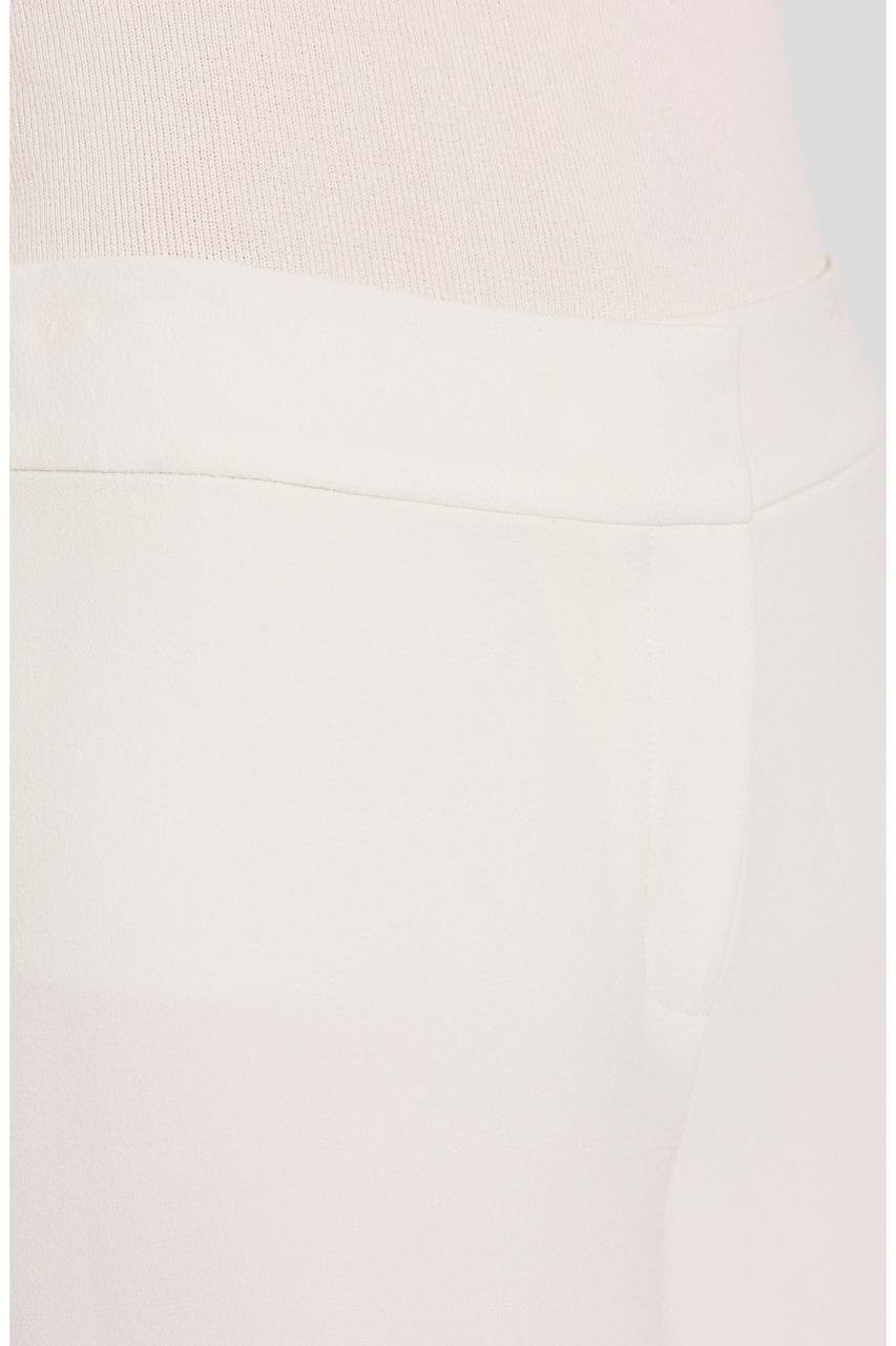 Tahari ASL High‑Waist Wide Leg Pants Ivory 4 NWT $99