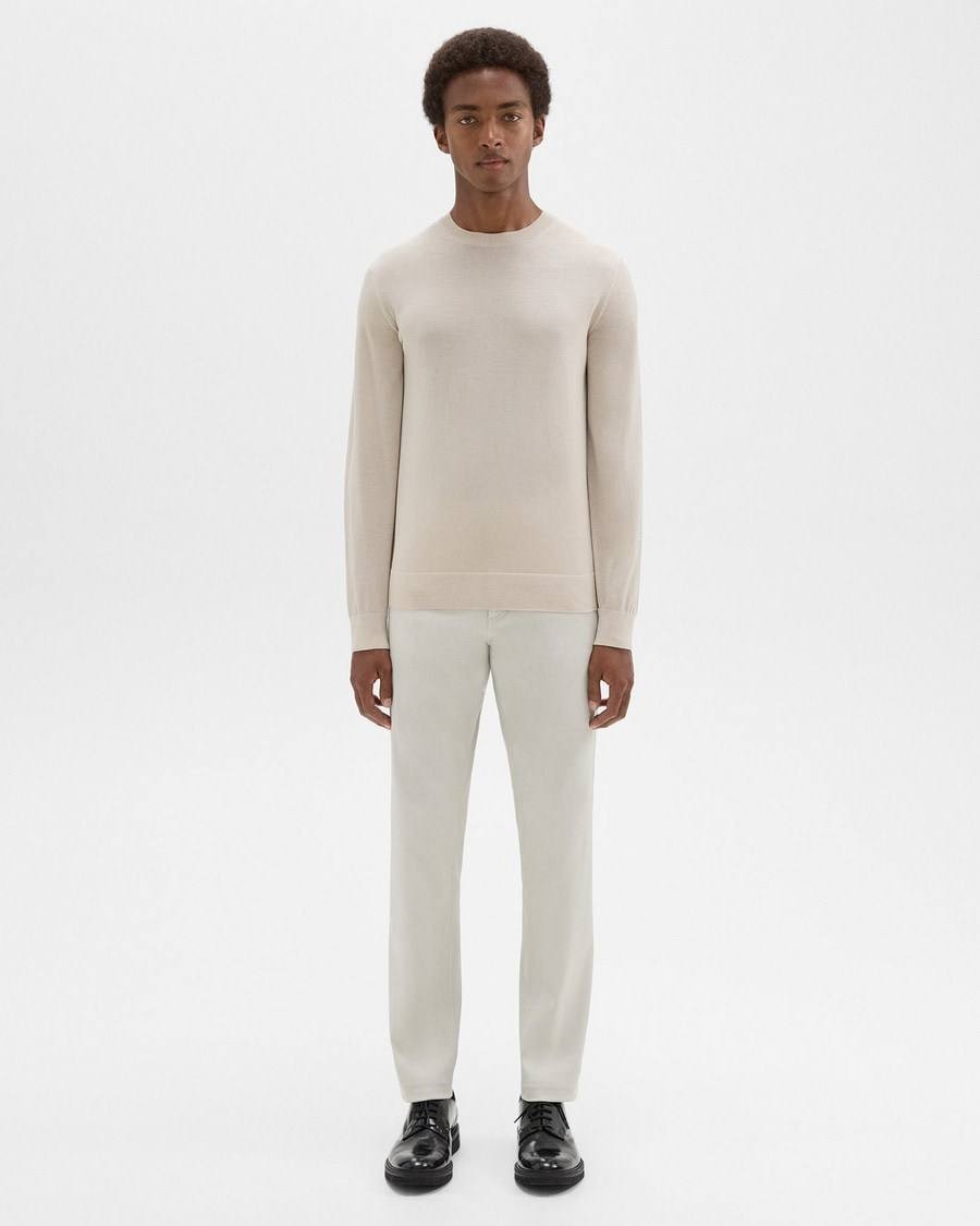 Theory Men’s Raffi 5‑Pocket Neoteric Twill Trousers Limestone 40 $195 NWT