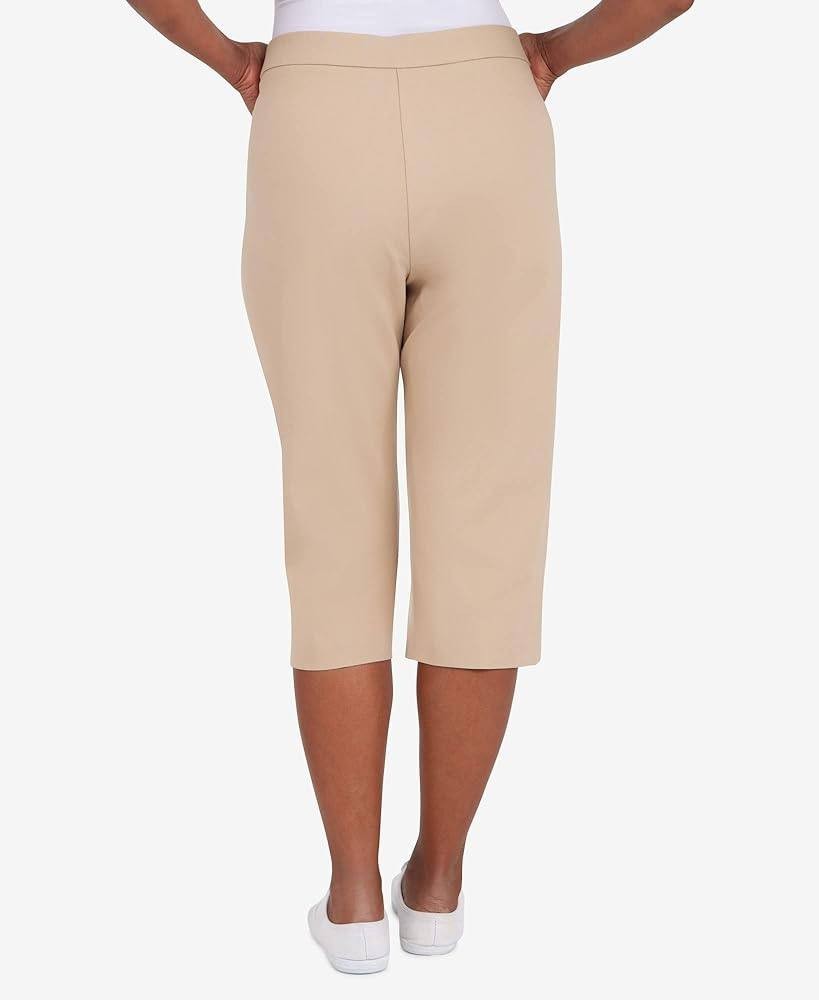 Alfred Dunner Women’s Classic Allure Stretch Pants White Size 8P NWT $49.50