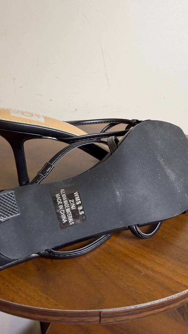 DV Dolce Vita Black Strappy Dress Sandals Size 9.5 New in Box $65