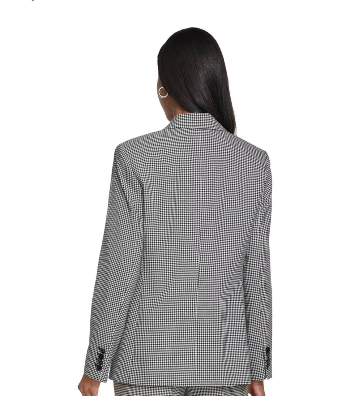 Karl Lagerfeld Paris Gray Pinstripe Blazer Size 8 NWT $189 – Elegant Power Look