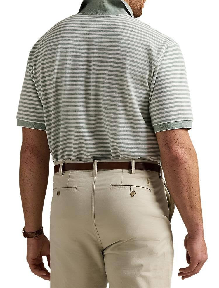 Polo Ralph Lauren Striped Oxford Mesh Polo Shirt Multi 2LT NWT $125