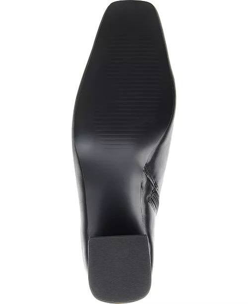 Journee Collection Women’s Haylinn Block Heel Dress Booties – Black – Size 11