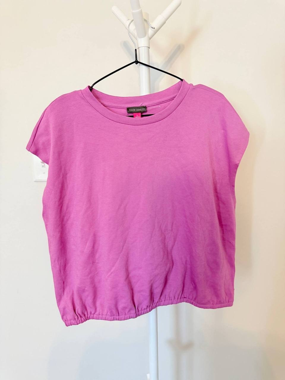Vince Camuto Cropped Top – Pink – Size L – NWOT – $59