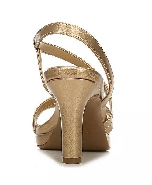 Naturalizer Bronze Pearl Synthetic Dress Sandals 10W NIB MSRP $110