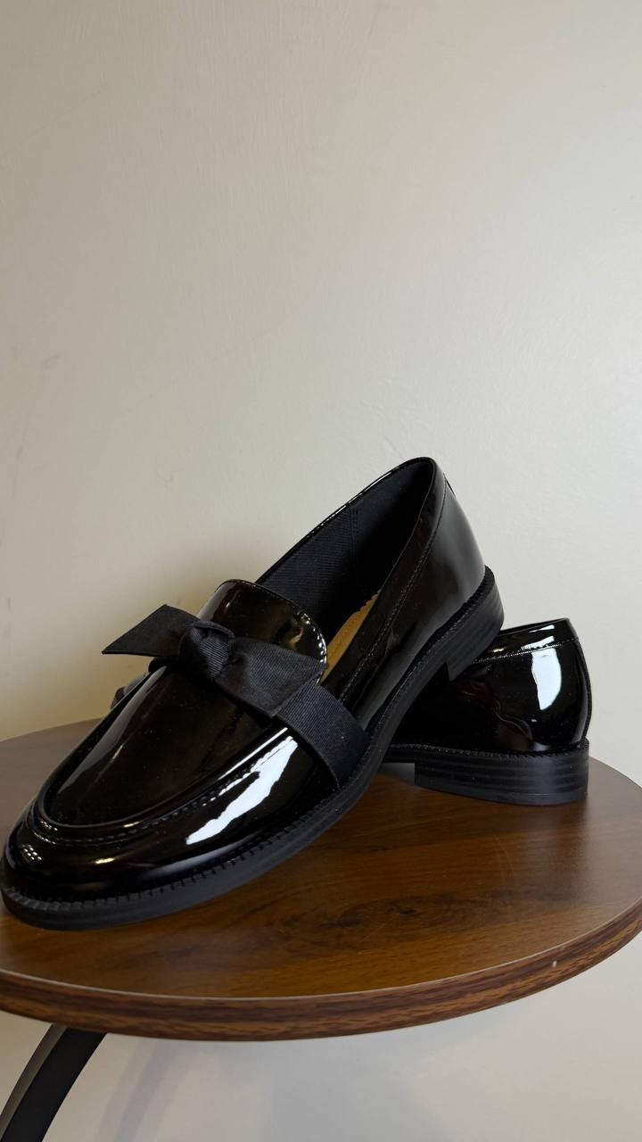 On•34th Women’s Bow Loafers 6.5M Black Man-Made – New in Box MSRP $69.90