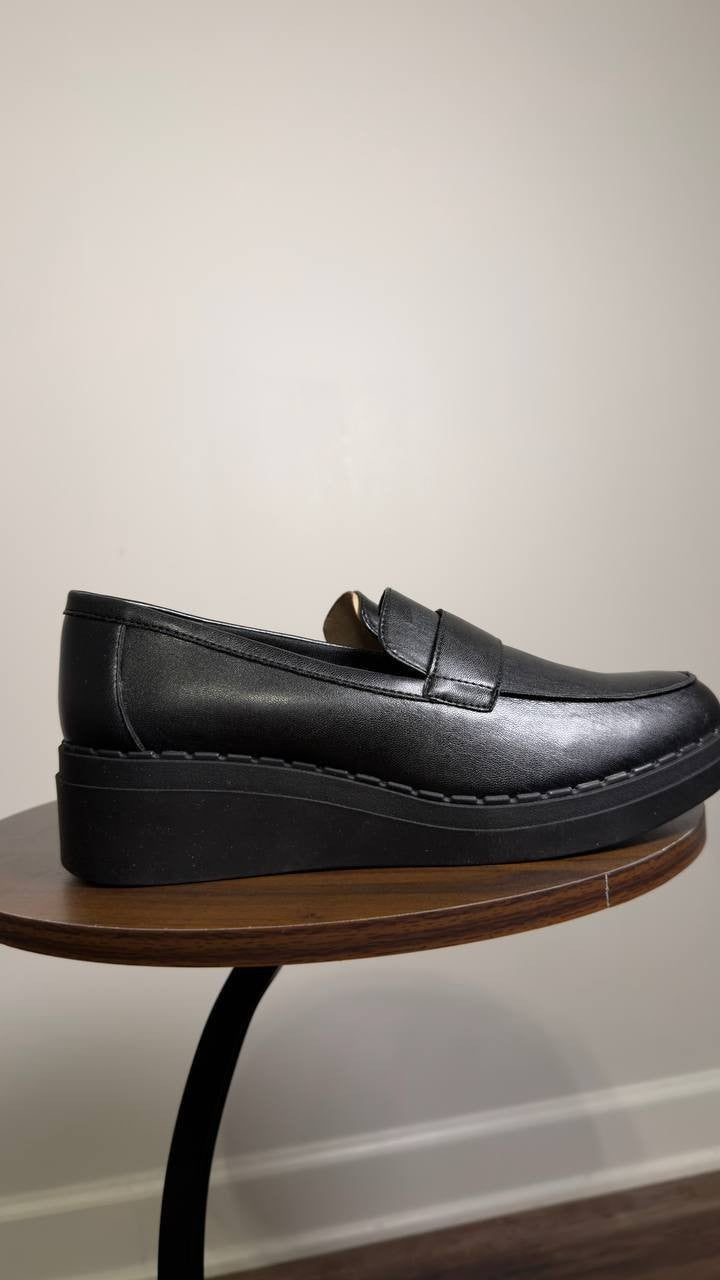 Life  Stride  Wedge  Loafers  Black  10  W  New  $67.50