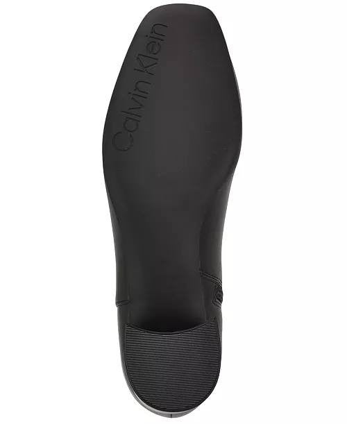 Calvin Klein Ankle Booties 6M Black Man‑Made New in Box MSRP $129