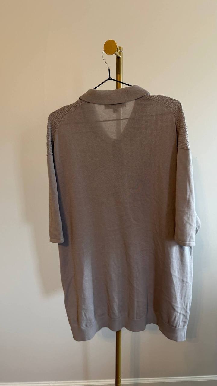 Karl Lagerfeld Paris Men’s Knit Cardigan Polo Shirt XXL $99 NWT