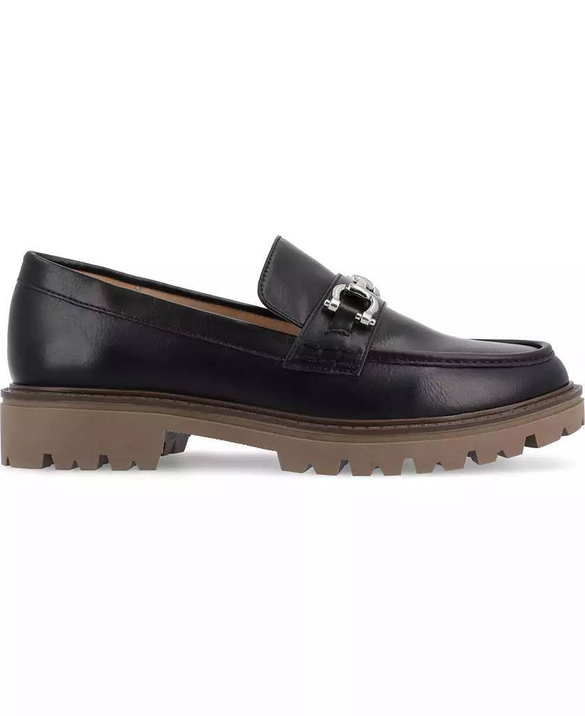 Journee Black Polyurethane Loafers 9.5M New w/o Box MSRP $93