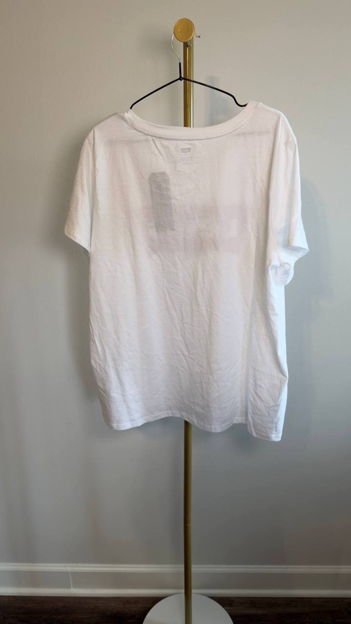 Levi’s Graphic Logo Favorite Short Sleeve Tee White 2X NWT $30