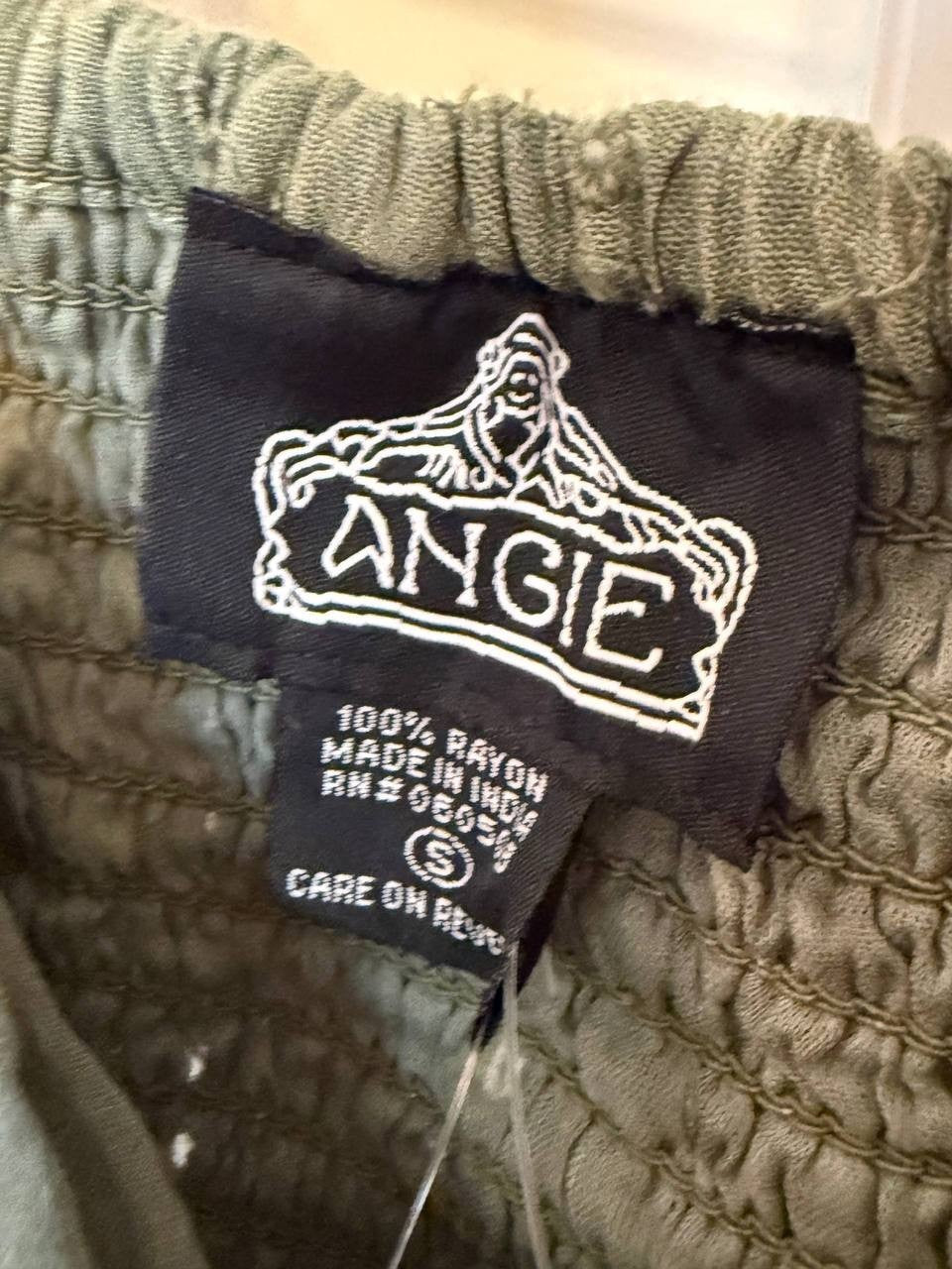 Angie Keyhole Dress – Size S – Olive– NWT – $29.99