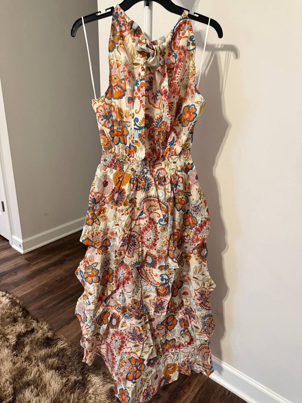 Sam & Jess Floral Halter Maxi Dress – Multicolor – Size M – NWT – $89