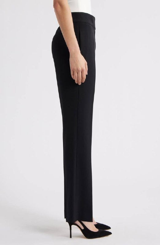Kasper Ava Straight‑Leg Pants Black Size10P NWT Classic Workwear msrp$79