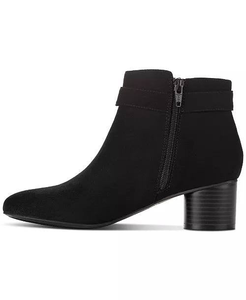 Style&Co Black Microfiber Dress Booties 7M NIB MSRP $79.90