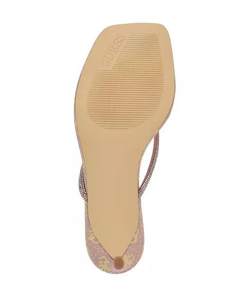 Guess  Kitten  Heel  Sandals  Light  Pink  9.5M  New  $99