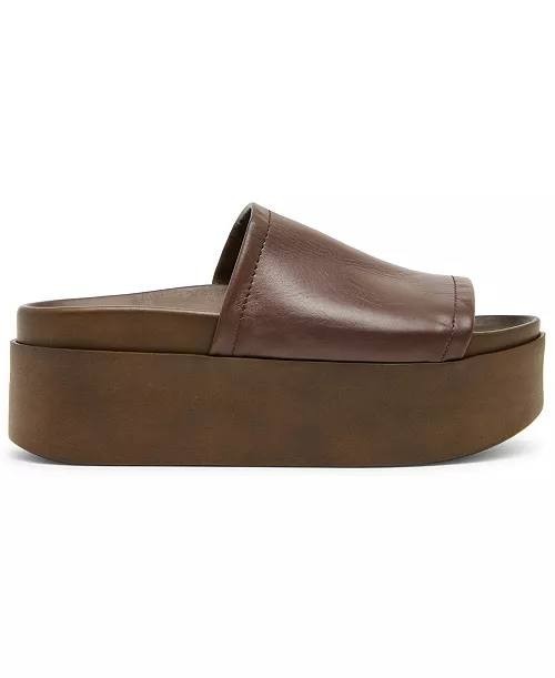 Steve  Madden  Arwen  Platform  Sandals  Brown  7  New  in  Box  $109