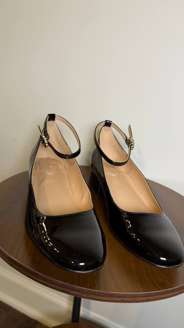 Bandolino Black Man‑Made Ankle Strap Pumps 8.5M NIB MSRP $89