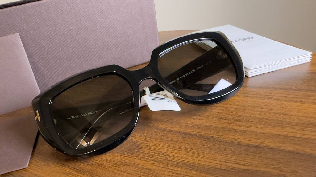 Tom  Ford  Saltzman  Sunglasses  Black  OS  NWT  $530