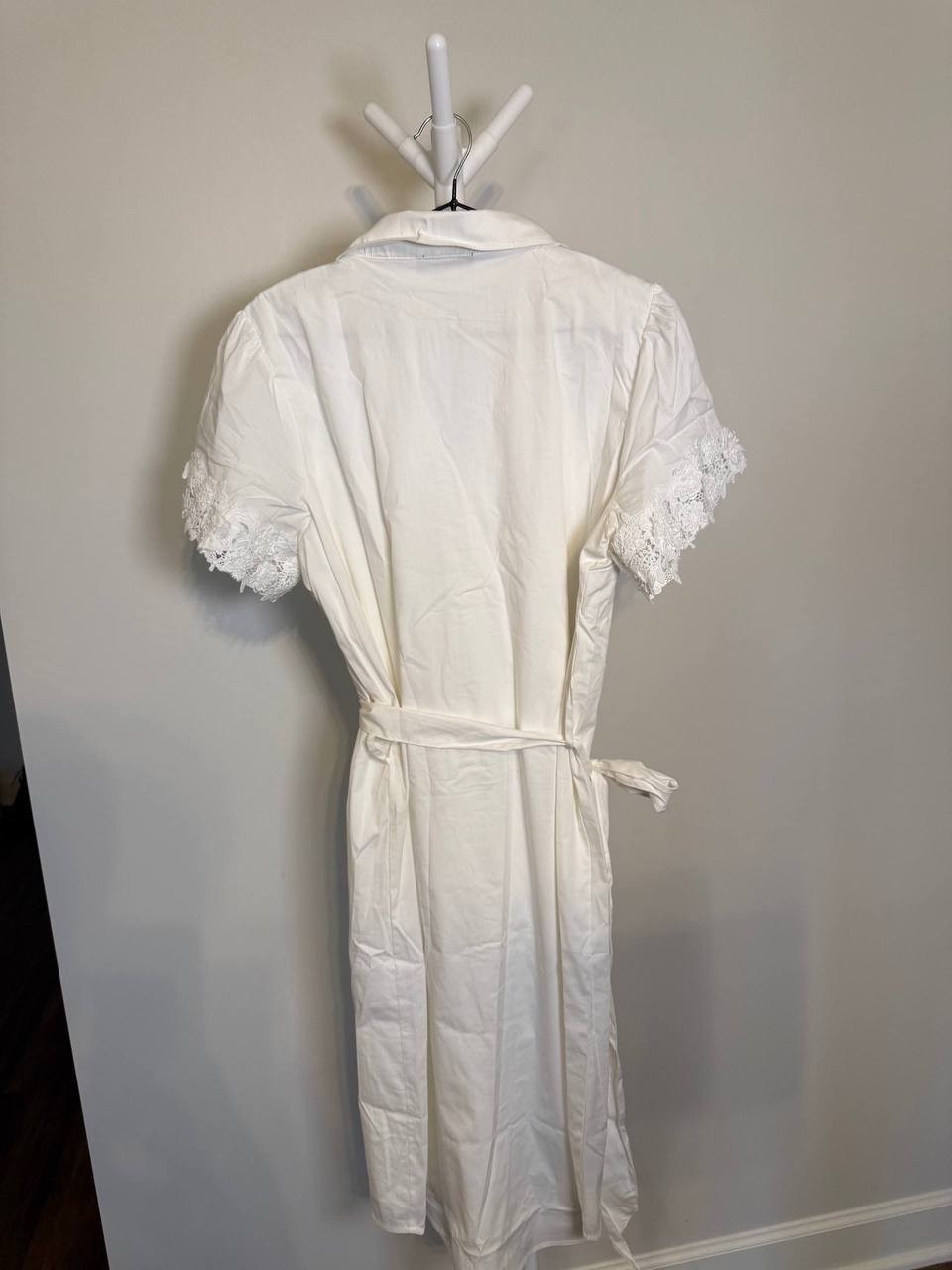 Tahari Button A‑Line Dress – Size L – NWT – $148