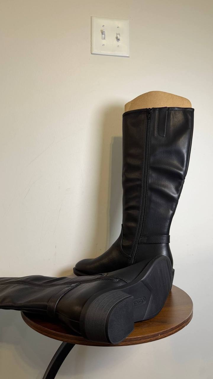 Baretraps Nena Riding Boots Black Women’s 7.5M NWB $119