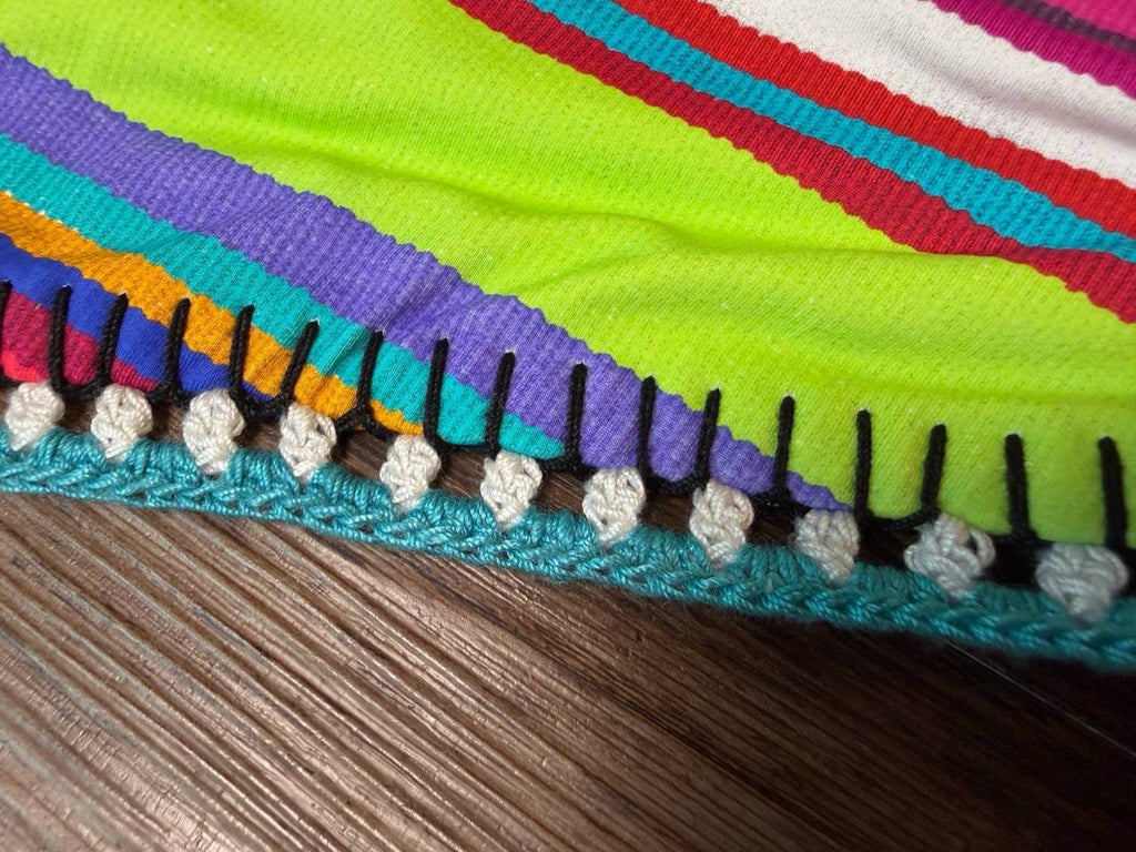 Nanette Lepore Crochet Multi Bikini Bottom L NWOT $88