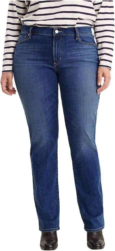 Levi’s Classic Straight Jeans Plus Size Blue 24W NWT $59.50