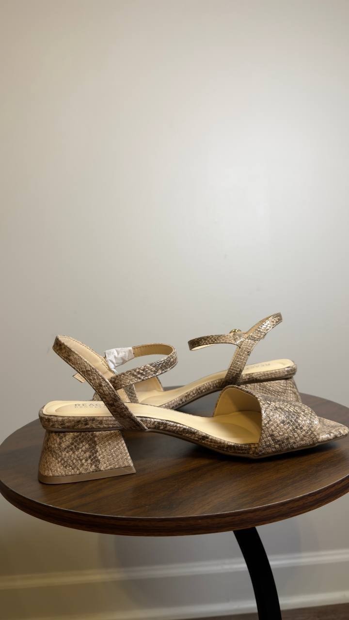Reaction  Kenneth  Cole  Dress Sandals  Taupe Clair  Multi  8M  New  $79