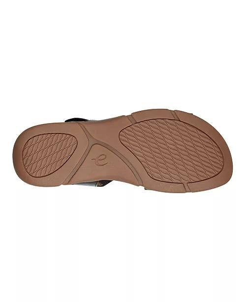 Easy Spirit Flat Sandals Black 9 M New $75.00