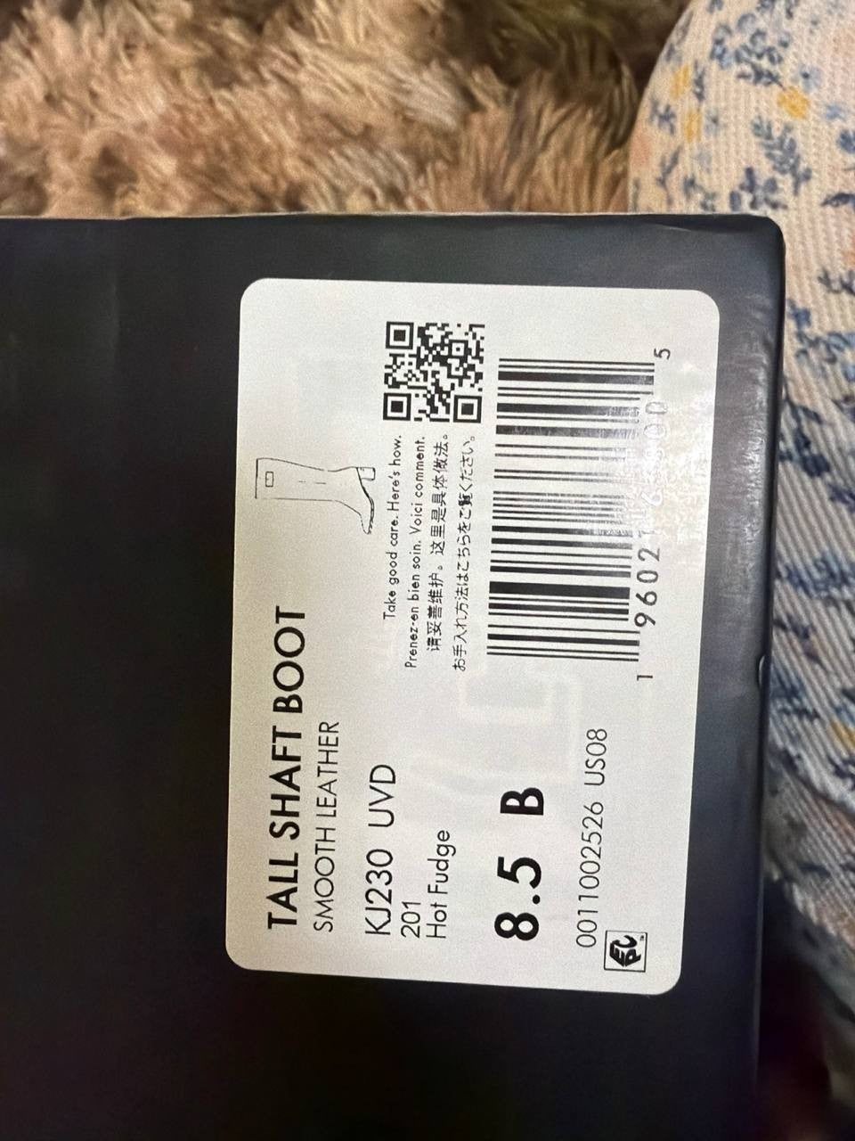 Kate Spade Aimee Boots 8.5B Hot Fudge Leather Tall Almond Toe NIB msrp$348