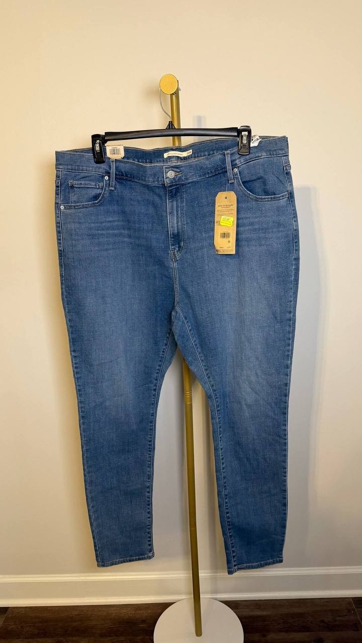 Levi’s 721 High Rise Skinny Women’s Jeans Blue 24W NWT $69.50