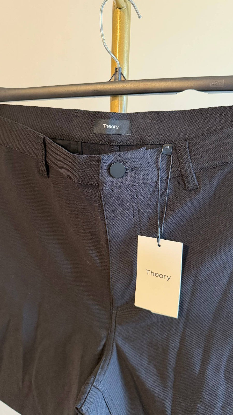 Theory Men’s 8" Standard Short Neoteric Twill Black Size 34 NWT MSRP 185$