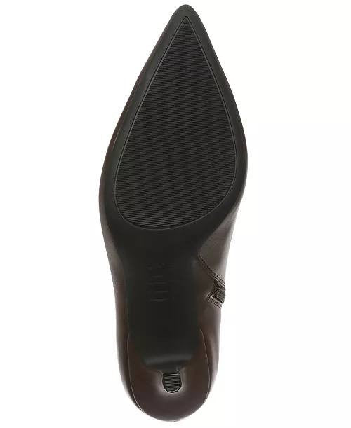 INC Malenee Ankle Boots Size 8.5M Reach Truffle Smooth New No Box msrp $99.90