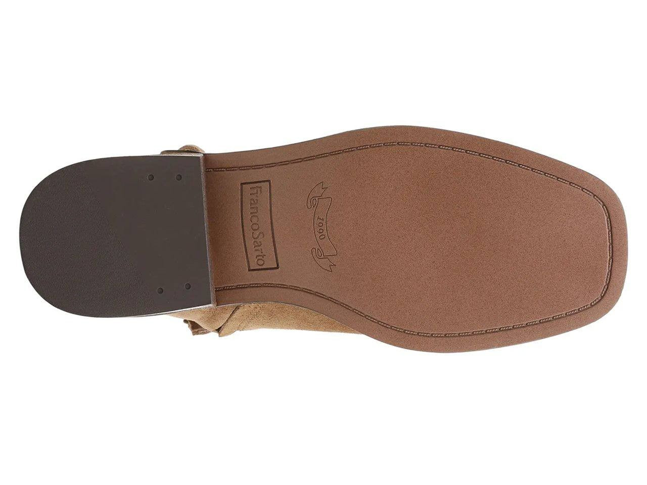 Franco Sarto Suede Booties 6.5M Tan New in Box MSRP $185