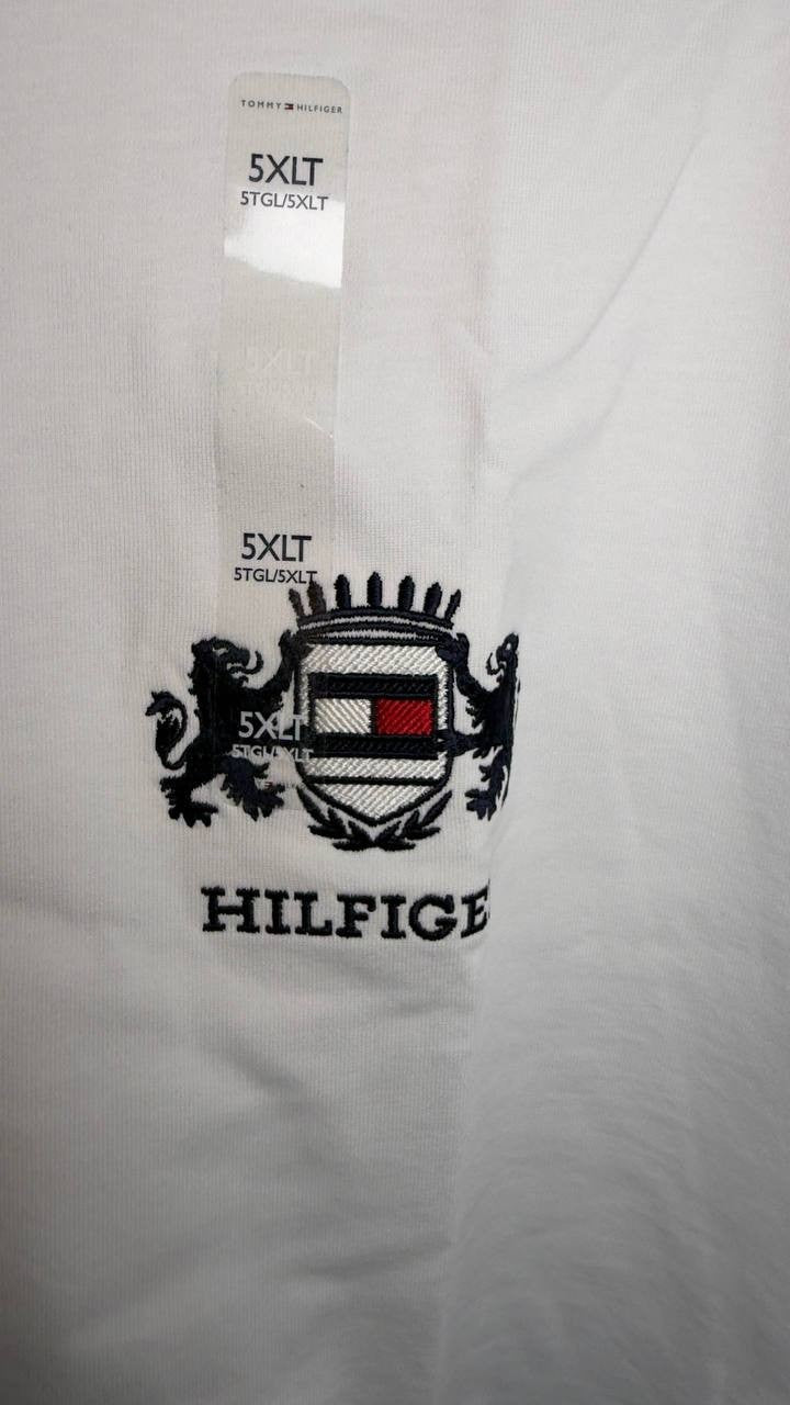 Tommy Hilfiger Regular Fit T‑Shirt White 5XL NWT $59.50