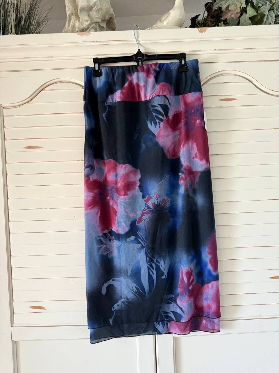 Free People Sunset Mesh Floral Maxi Skirt – Size SP – NWT