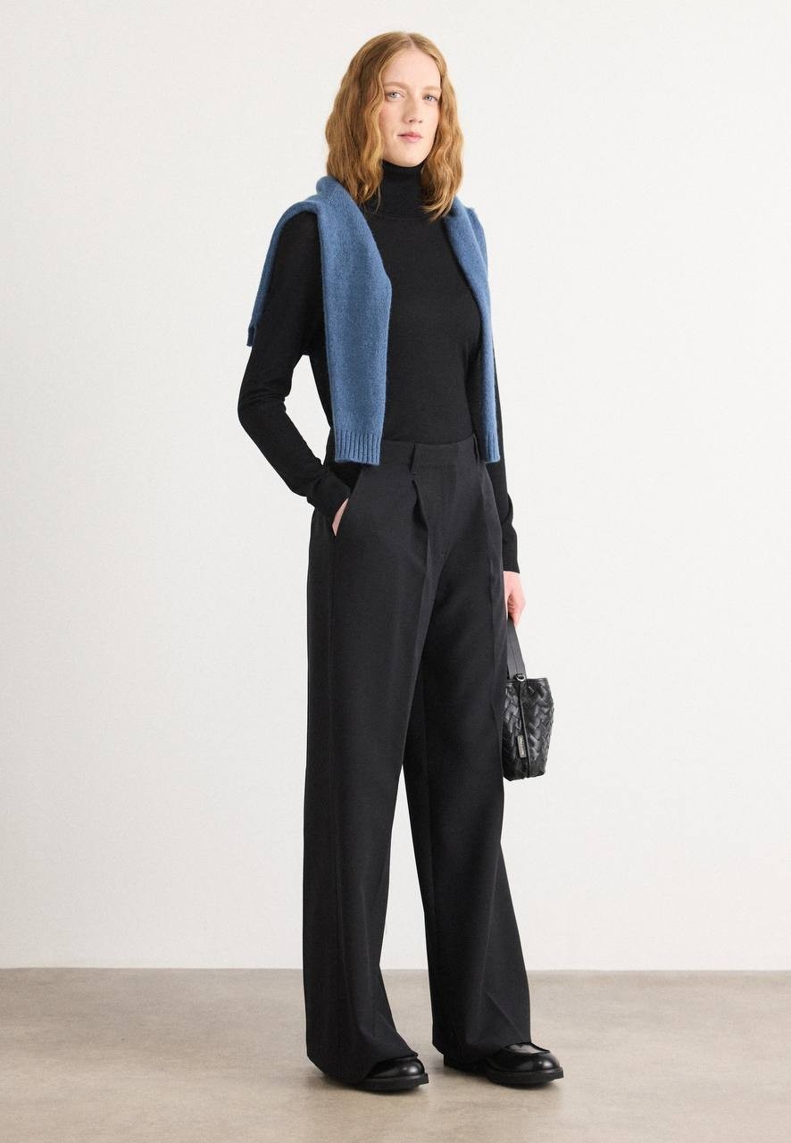 BOSS TIWI Tailored Trousers Black Size 14 NWT $149