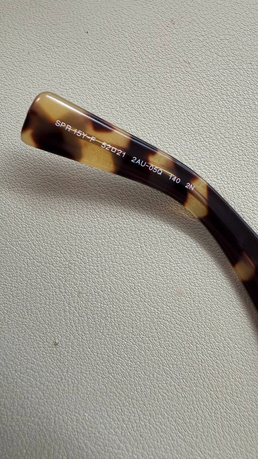 Versace 59 998/13 Tortoise Brown Sunglasses 57mm Italy w/ Case