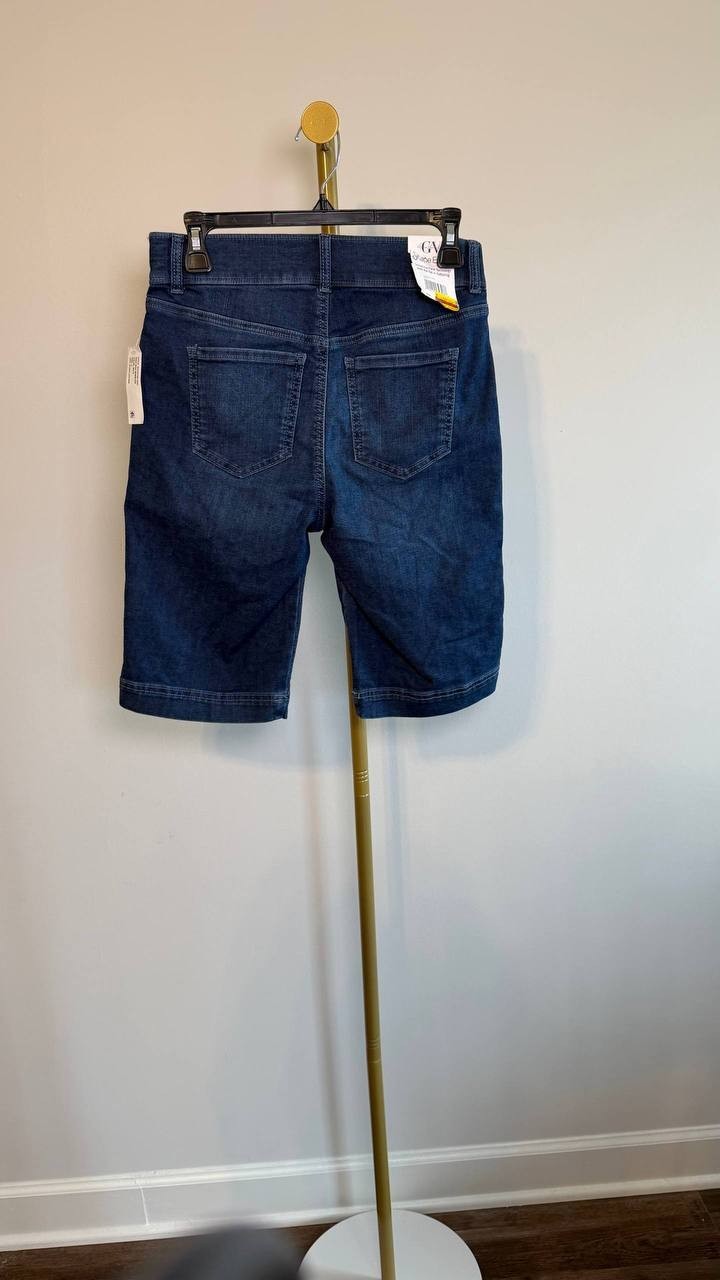 Gloria Vanderbilt Women’s High‑Rise Shorts Metz 4 NWT $48