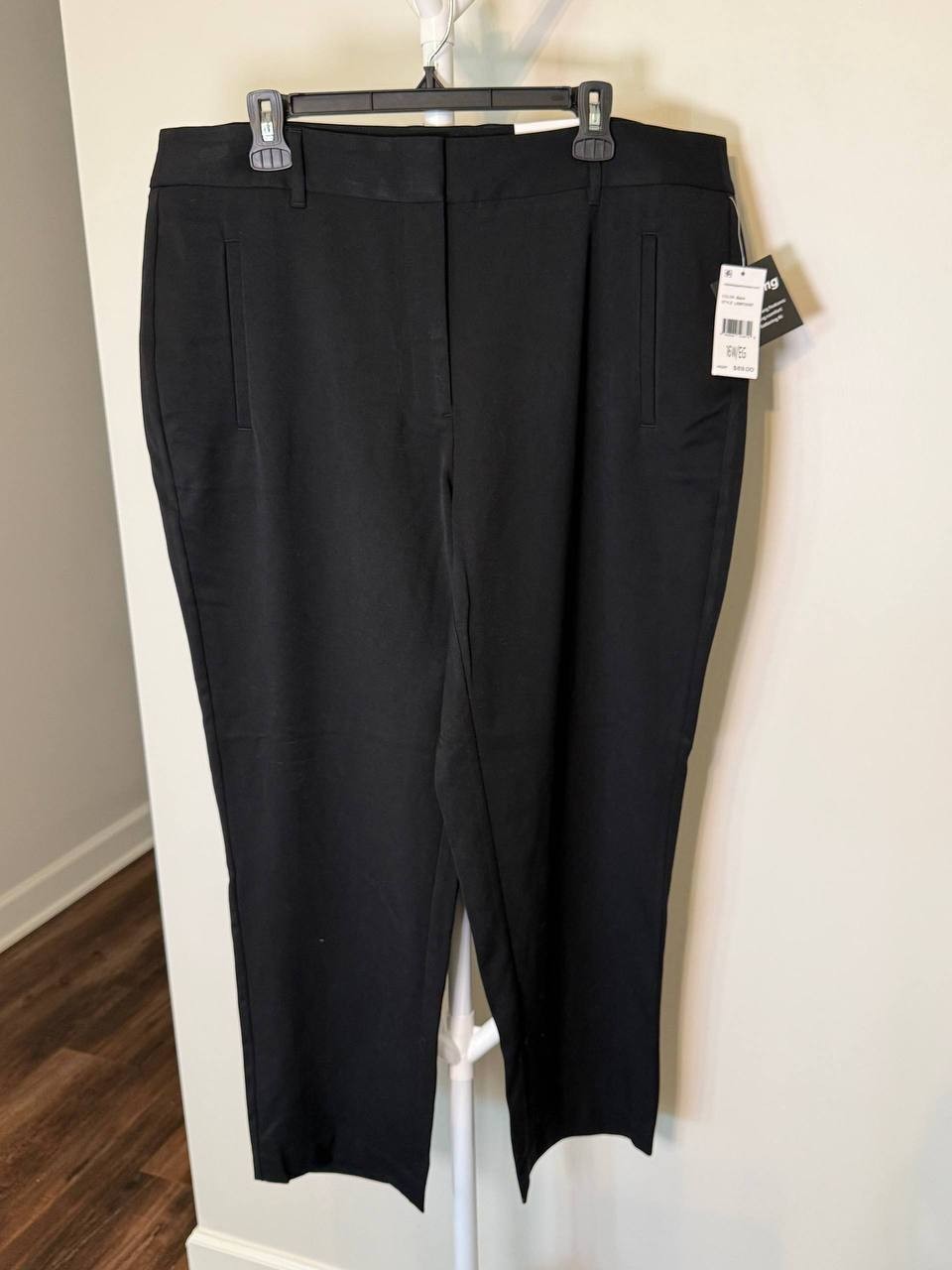Rafaella Classic Fit Clean Straight‑Leg Ankle Pant – Size 16W – NWT – $89