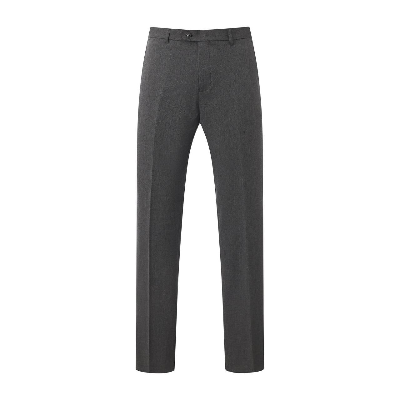 Gino Vitale Slim Fit Stretch Dress Pants Dark Grey 36W NWT $60